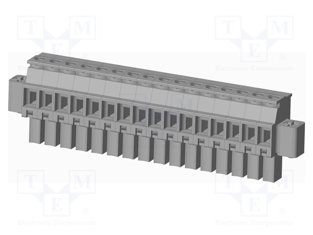 Connector: pluggable terminal block; plug; female; angled 90°