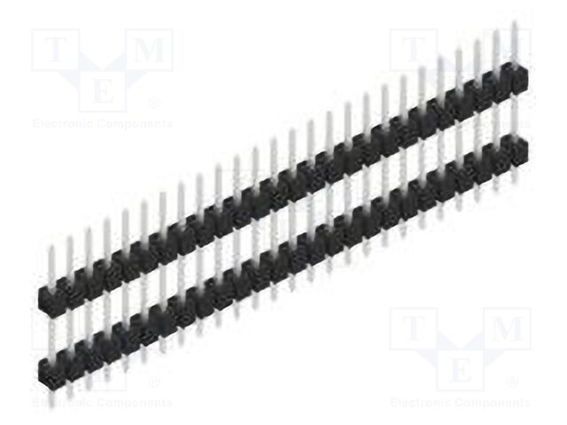 Connector: pin strips; pin header; male; PIN: 26; 2.54mm; THT; 1x26