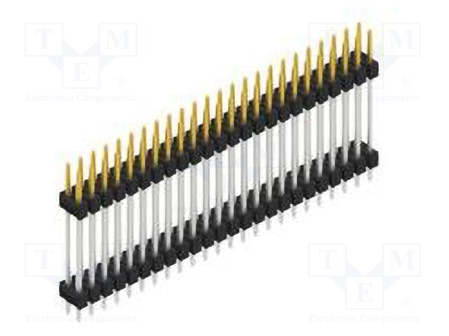 Connector: pin strips; pin header; male; PIN: 48; 2.54mm; THT; 2x24