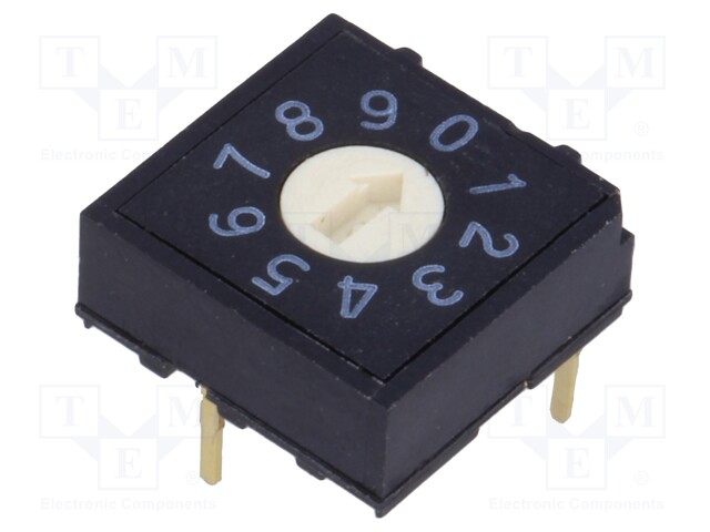Encoding switch; DEC/BCD; Pos: 10; THT; Rcont max: 200mΩ