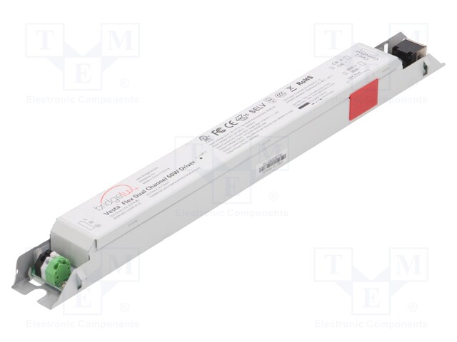 Power supply: switched-mode; LED; 60W; 14÷57VDC; 0÷2000mA