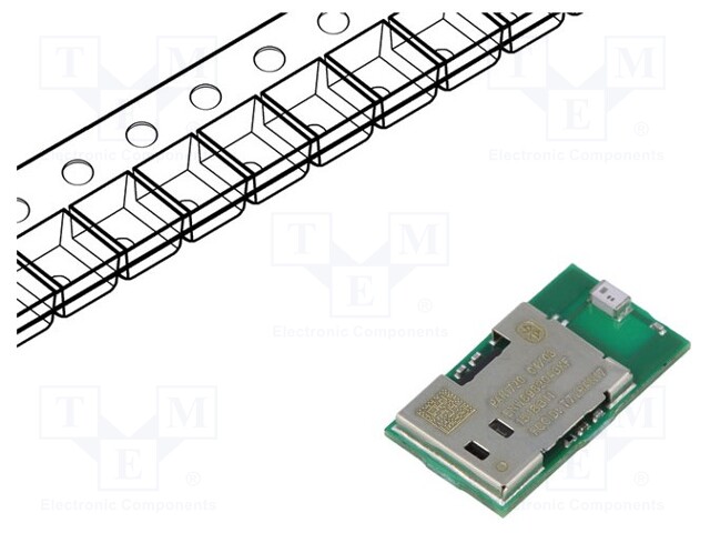 Module: Bluetooth Low Energy; GPIO,UART x2,USB 2.0; SMD; 4.0