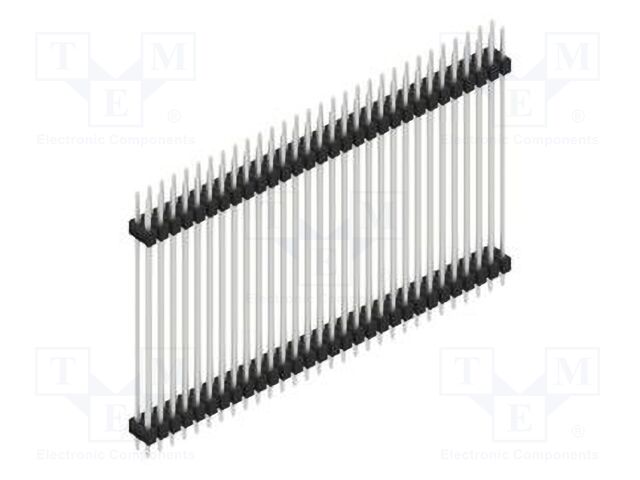 Connector: pin strips; pin header; male; PIN: 60; 2.54mm; THT; 2x30