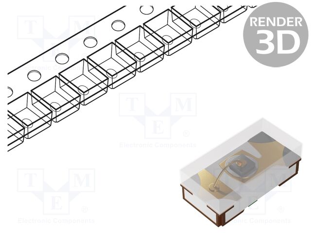 LED; SMD; 0402; yellow; 10÷30mcd; 0.45x0.25x0.2mm; 140°; 10mA; 24mW