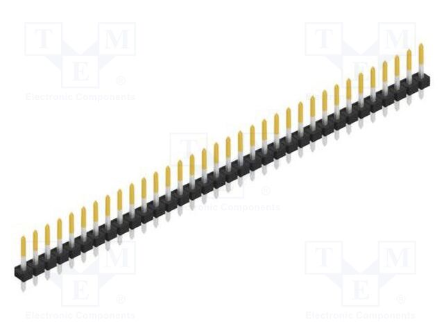 Connector: pin strips; pin header; male; PIN: 34; 2.54mm; THT; 1x34