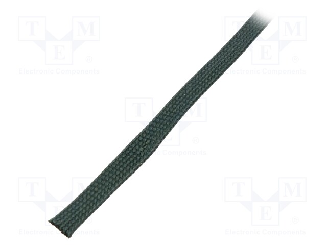 Conduit; Braid diameter: 4÷8,nom.6mm; Mat: NOMEX; green; -60÷240°C