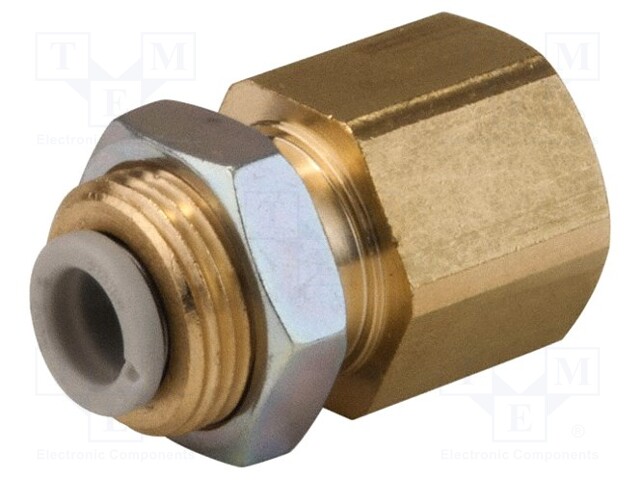 Push-in fitting; threaded,straight; Rc 1/2"; inside,outside