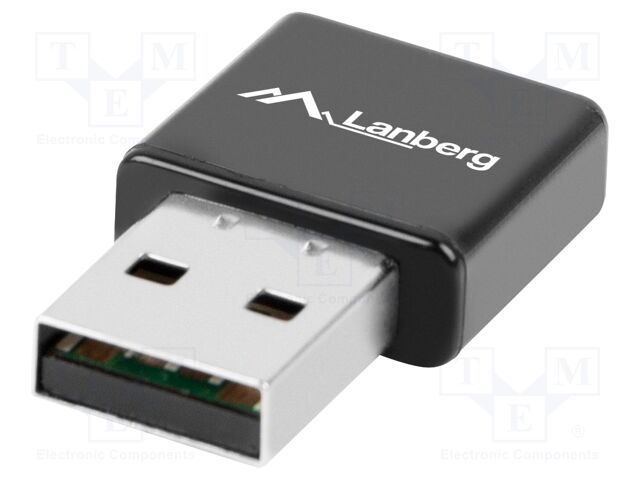 PC extension card: WiFi network; USB A plug; USB 2.0; black