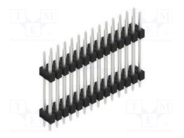 Connector: pin strips; pin header; male; PIN: 28; 2.54mm; THT; 2x14