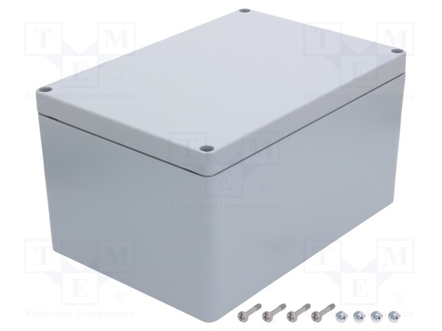 Enclosure: multipurpose; X: 230mm; Y: 330mm; Z: 180mm; EURONORD; grey