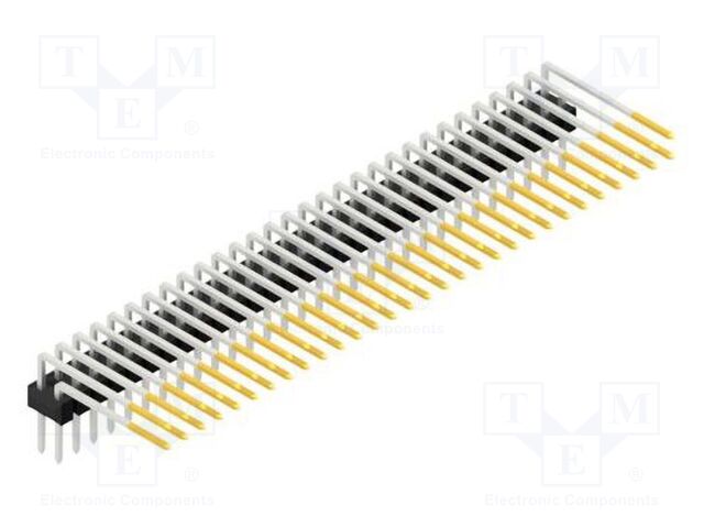 Connector: pin strips; pin header; male; PIN: 60; 2.54mm; THT; 2x30