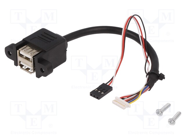 Adapter-splitter; UP board; USB x2; Molex,USB A socket x2