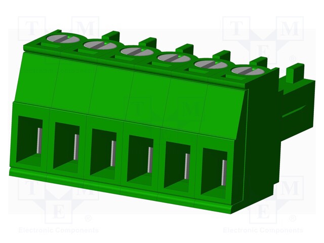 Connector: pluggable terminal block; plug; female; straight; 300V