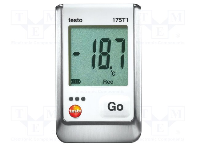 Logger: temperature; -35÷55°C; IP65; Unit: °C,°F; Temp.sensor: NTC