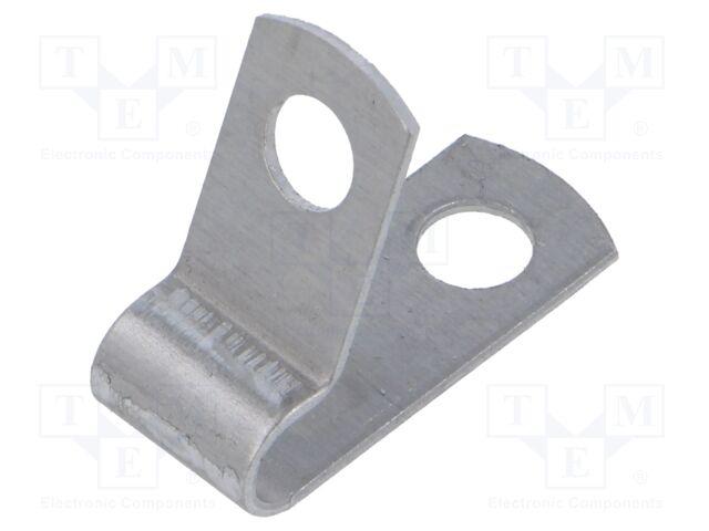 Fixing clamp; 4.8mm; aluminium