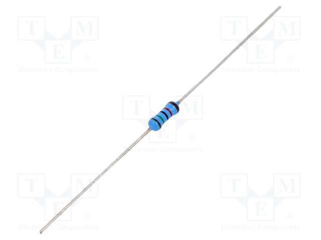 Resistor: thin film; THT; 15kΩ; 600mW; ±5%; Ø2.5x6.5mm; 50ppm/°C