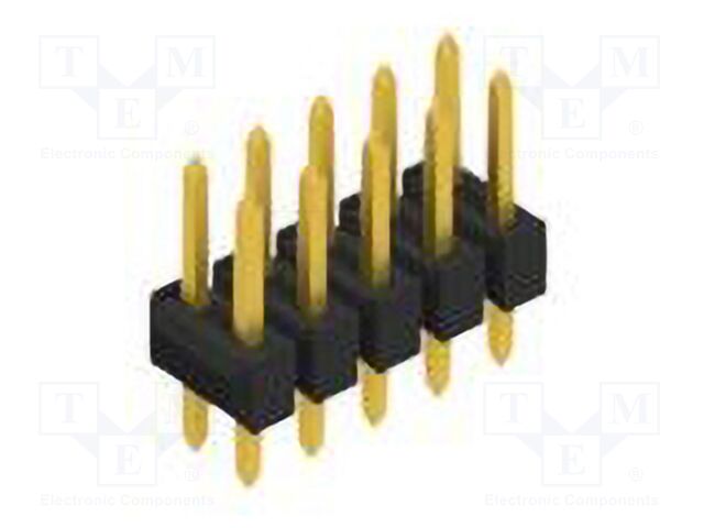 Connector: pin strips; pin header; male; PIN: 10; 2.54mm; THT; 2x5