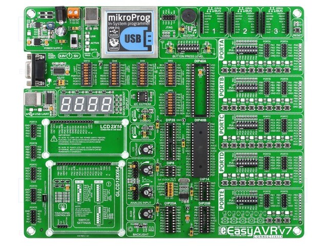 Dev.kit: Microchip AVR; Family: ATMEGA,ATTINY