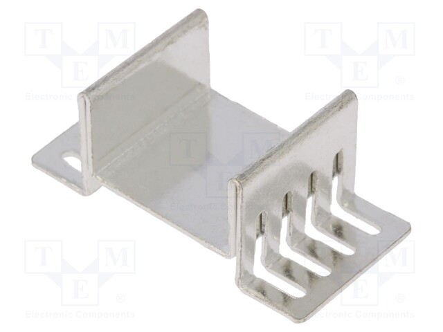 Heatsink: extruded; U; TO263; silver; L: 12.7mm; W: 26.2mm; H: 10.2mm