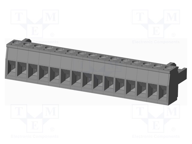 Connector: pluggable terminal block; plug; female; straight; grey