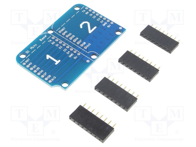 Module: adapter; Application: D1 mini; prototype board; 54.5x34mm