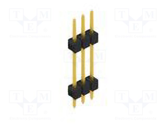Connector: pin strips; pin header; male; PIN: 3; 2.54mm; THT; 1x3