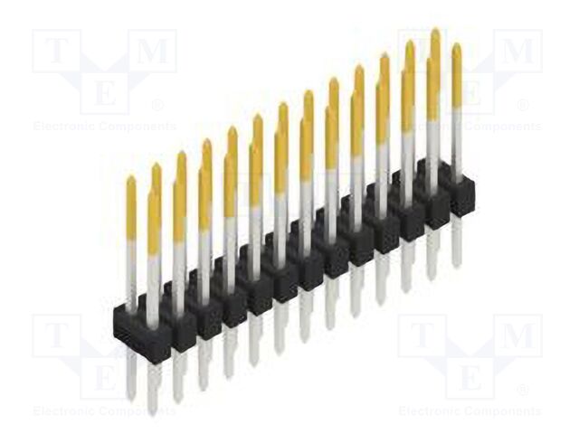 Connector: pin strips; pin header; male; PIN: 26; 2.54mm; THT; 2x13