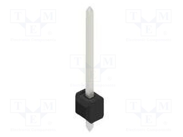 Connector: pin strips; pin header; male; PIN: 1; 2.54mm; THT; 1x1