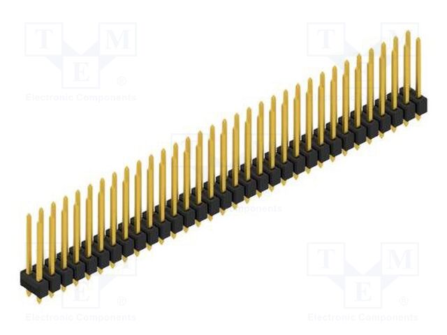 Connector: pin strips; pin header; male; PIN: 64; 2.54mm; THT; 2x32