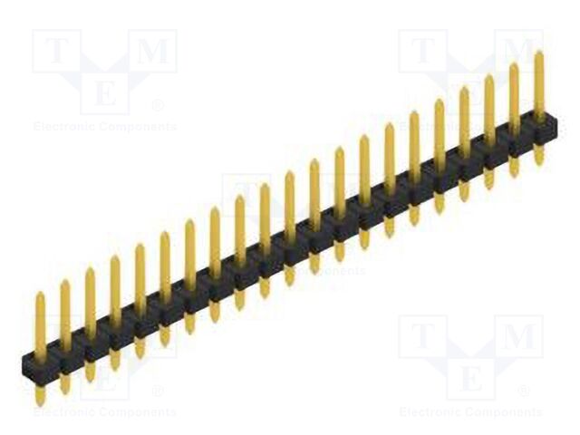 Connector: pin strips; pin header; male; PIN: 21; 2.54mm; THT; 1x21