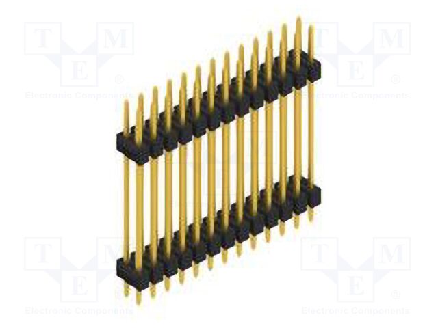 Connector: pin strips; pin header; male; PIN: 26; 2.54mm; THT; 2x13