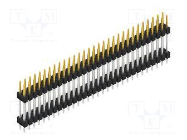 Connector: pin strips; pin header; male; PIN: 60; 2.54mm; THT; 2x30