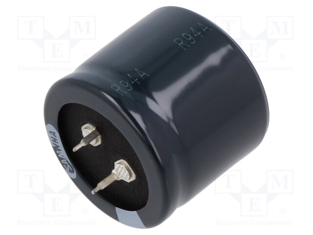 Capacitor: electrolytic; SNAP-IN; 330uF; 400VDC; Ø35x30mm; ±20%