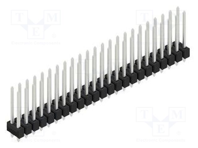 Connector: pin strips; pin header; male; PIN: 46; 2.54mm; THT; 2x23