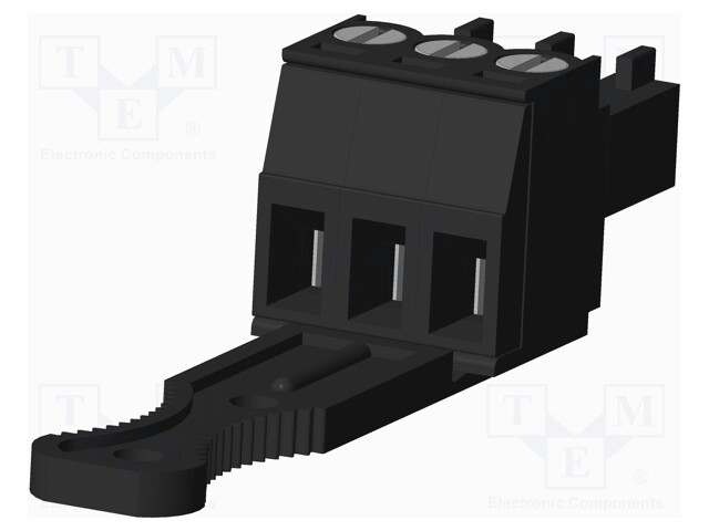 Connector: pluggable terminal block; plug; female; straight; 300V