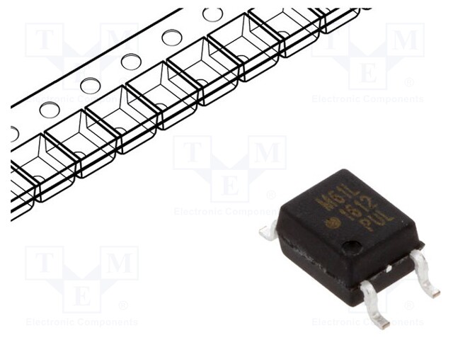 Optocoupler; SMD; Channels: 1; Out: CMOS; 3.75kV; SO5