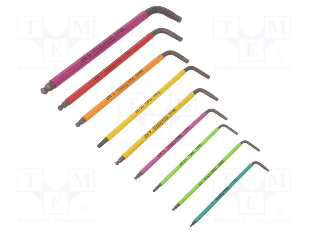 Key set; Torx®,hexagon keys; Pcs: 9; Series: Bicycle
