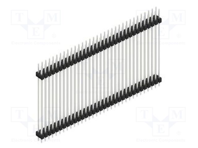 Connector: pin strips; pin header; male; PIN: 66; 2.54mm; THT; 2x33