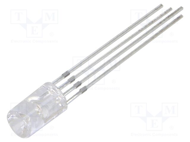 LED; 5mm; RGB; 120°; Front: recessed; -30÷85°C; Variant: tricolour