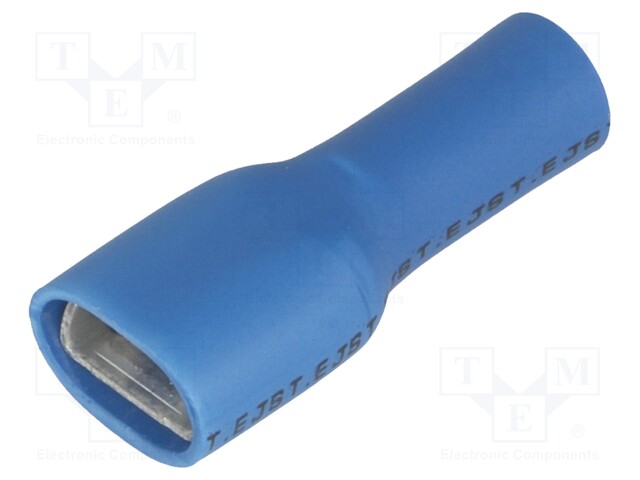 Terminal: flat; 6.3mm; 0.8mm; female; 1÷2.5mm2; crimped; for cable