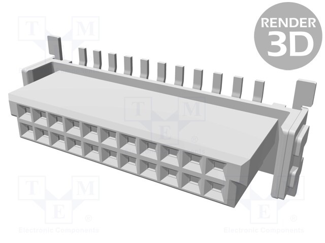 Connector: PCB to PCB; female; PIN: 22; 1.27mm; Series: har-flex