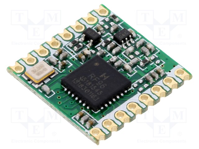 Module: transceiver; RF; FSK,GFSK,GMSK,LoRa,MSK,OOK; 433.92MHz