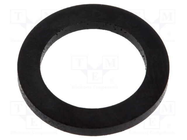 Gasket; NBR rubber; Thk: 1.5mm; Øint: 11.8mm; PG7; black