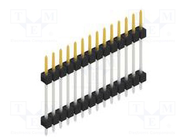 Connector: pin strips; pin header; male; PIN: 14; 2.54mm; THT; 1x14