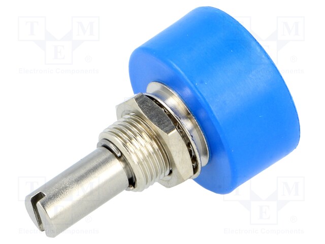 Potentiometer: shaft; single turn; 5kΩ; ±15%; 1W; linear; 6.35mm