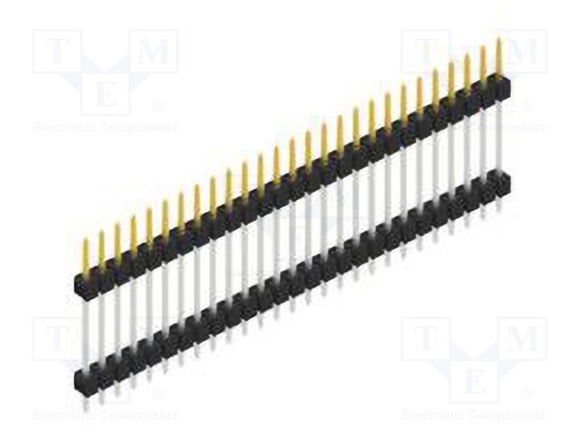 Connector: pin strips; pin header; male; PIN: 27; 2.54mm; THT; 1x27