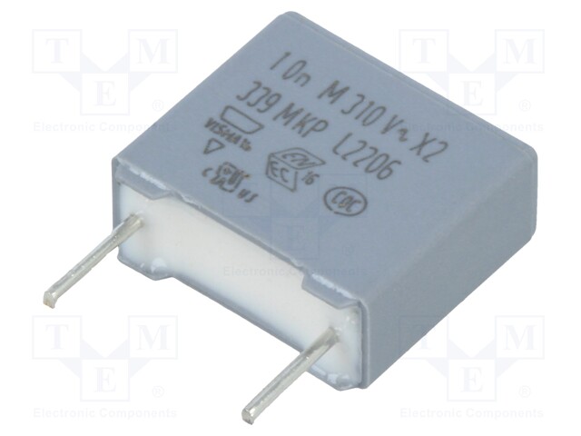 Capacitor: polypropylene; 10nF; 630VDC; 7.5mm; ±20%; Mounting: THT
