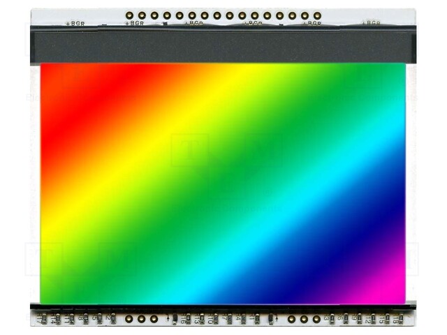 Backlight; Application: EADOGXL160; LED; 78x64x3.8mm; RGB