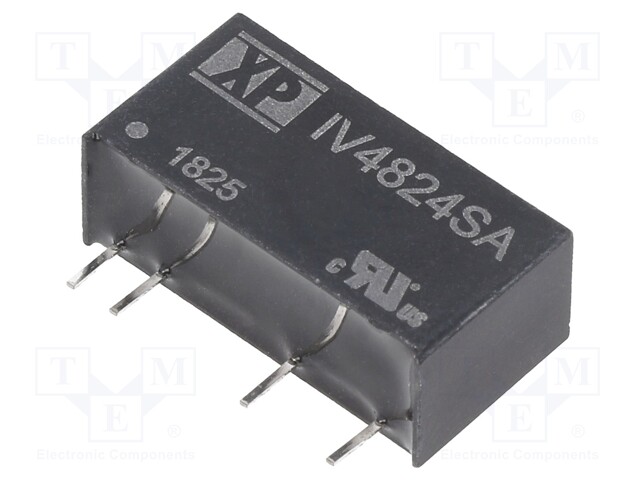 Converter: DC/DC; 1W; Uin: 48V; 24VDC; Iout: 42mA; SIP; 19.5x6x9.5mm