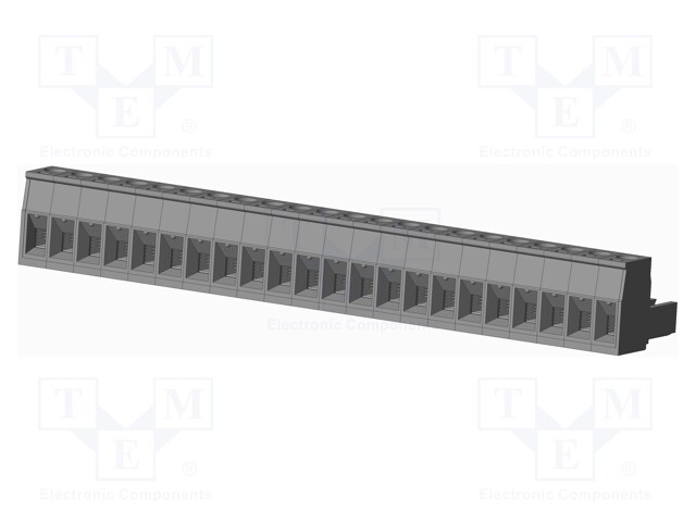 Connector: pluggable terminal block; plug; female; straight; grey